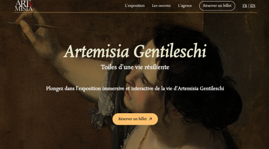 projet Artemisia Gentileshi - Toiles d'une vie résiliente